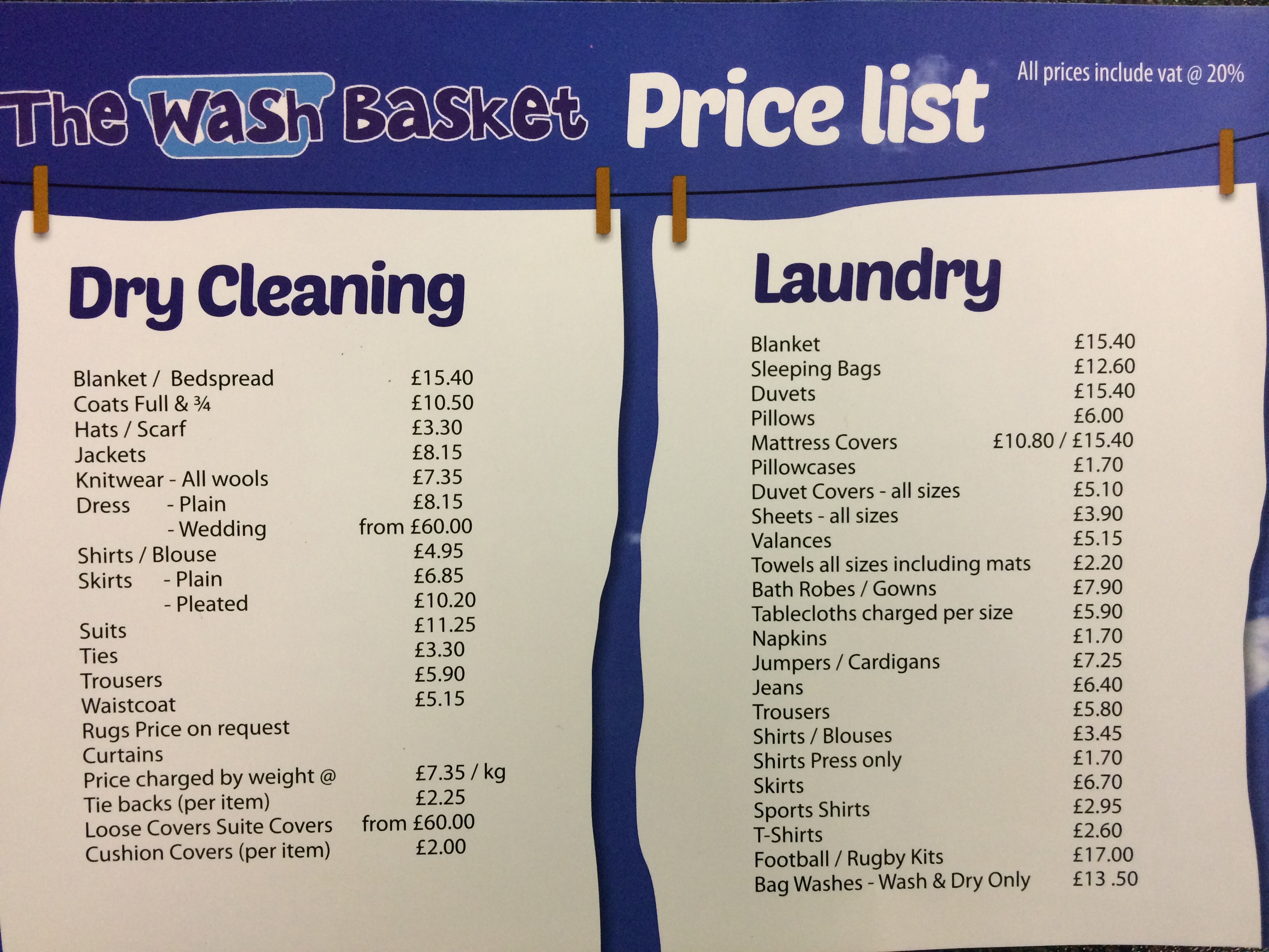 Commercial & Domestic laundry service in peterborough | The wash basket